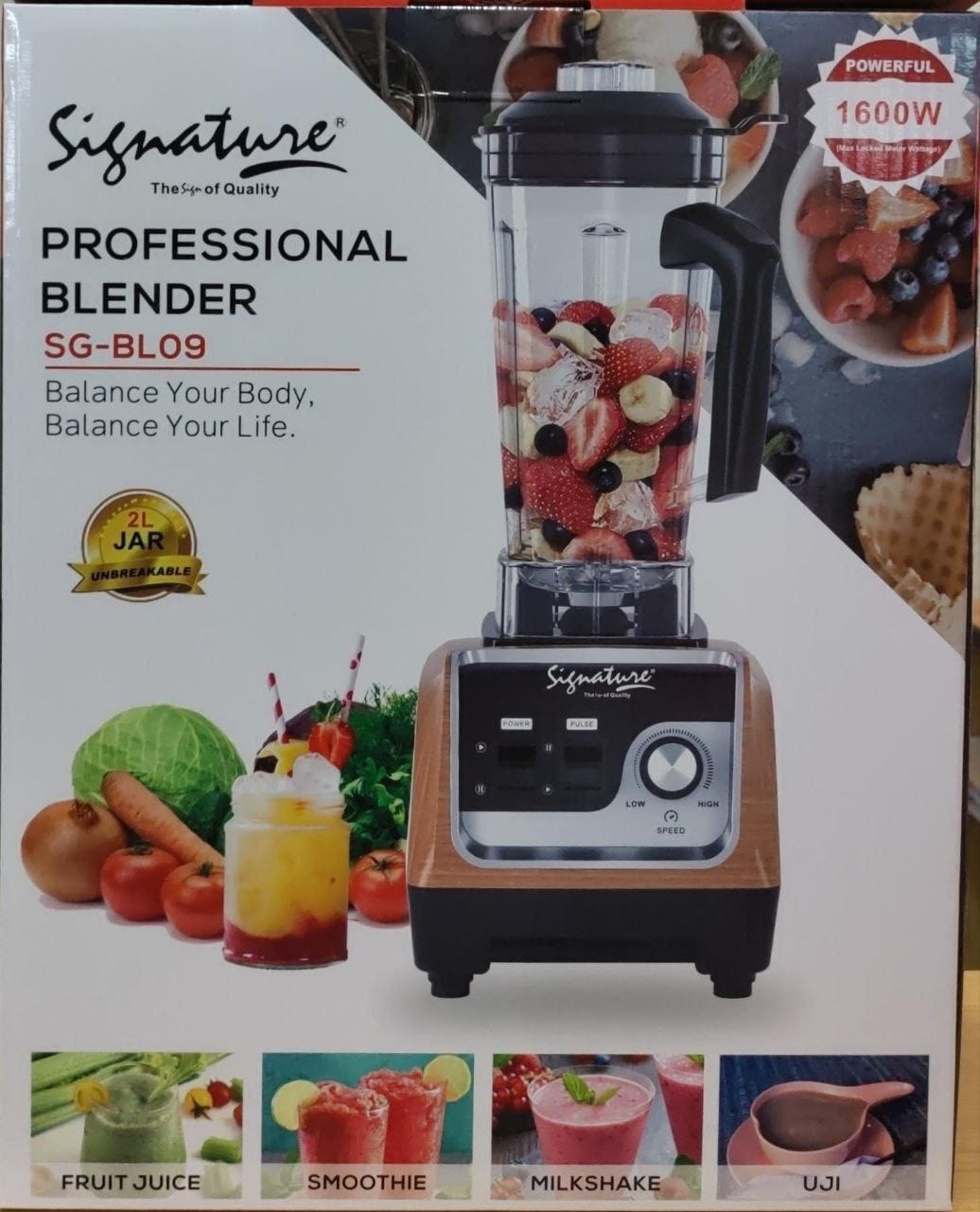 1600W (SG-BL-09) Commercial Blender with 2.0 Litre Jar - Blenders in Chuka, Kenya