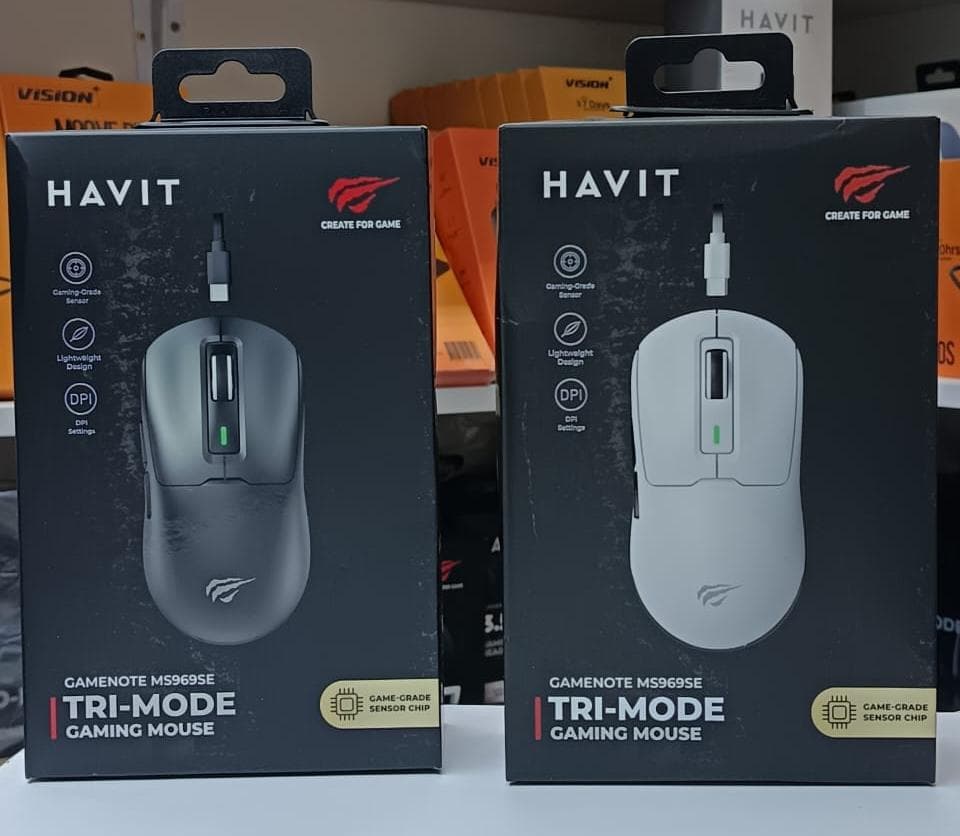 Havit MS969SE Tri-Mode Gaming Mouse Colors: - Black, White + Black - Accessories in Chuka, Kenya